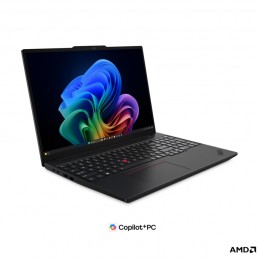 Lenovo ThinkPad T16 G5 AMD | Black | 16 " | IPS | WUXGA | 1920 x 1200 pixels | Anti-glare | AMD Ryzen AI 5 PRO | 440 | 16 GB | S