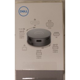 SALE OUT. Dell USB-C Mobile Adapter | Adapter DA310 USB-C | DAMAGED PACKAGING, DEMO