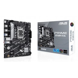 Mainboard|ASUS|Intel B760 Express|LGA1700|Micro-ATX|Memory DDR4|Memory slots 2|2xPCI-Express 4.0 1x|1xPCI-Express 4.0 16x|2xM.2|