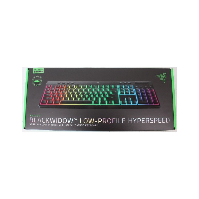 SALE OUT. Razer BlackWidow V4 Low-profile HyperSpeed (Green Switch) - US Layout | SALE OUT. SALE OUT. Razer BlackWidow V4 Low-Pr