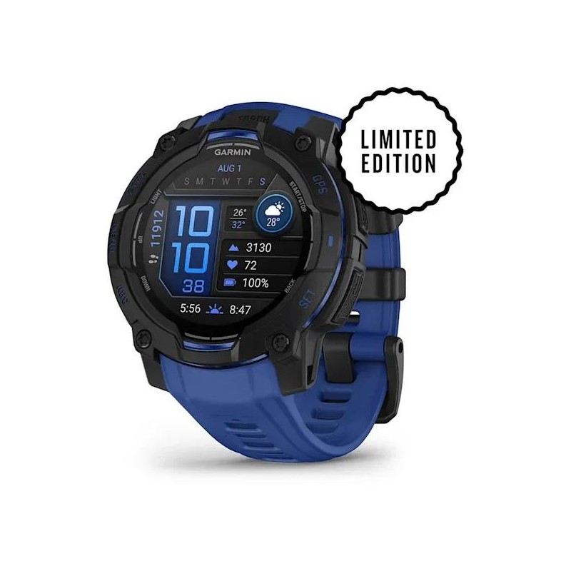 SMARTWATCH INSTINCT 3 AMOLED/BLACK 010-02936-03 GARMIN
