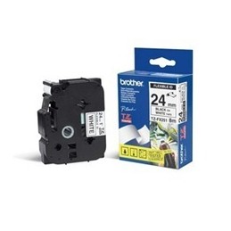 Brother | TZe-FX651 Flexible ID Laminated Tape | Black on Yellow | TZe | 8 m | 2.4 cm