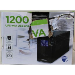 SALE OUT. Energenie UPS with USB and LCD display, 1200 VA, black | EnerGenie | UPS with USB and LCD display, Black | 1200 VA | D