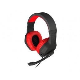 Genesis Gaming Headset Argon 200, 2 x 3 pin 3,5 mm stereo mini-jack, NSG-0900, Red, Wired, Built-in microphone
