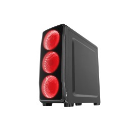GENESIS TITAN 750 Pc case, Midi tower, USB 3.0, Red