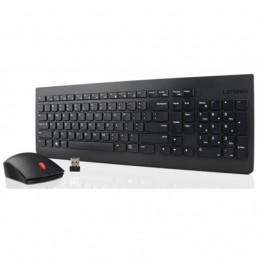 Lenovo Essential Keyboard and Mouse Combo - Estonia, Wireless, Keyboard layout Estonian, 2.4GHz, Black, Numeric keypad