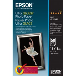 Epson Ultra Glossy Photo Paper 50 sheets, 13 x 18 cm, 300 g/m 