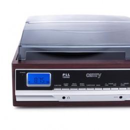 Camry Turntable CR 1168 Bluetooth, USB port, AUX in, Brown