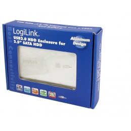Logilink Enclosure 2.5 inch S-ATA HDD USB 2.0 Alu 2.5", SATA, USB 2.0