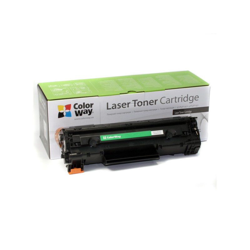 ColorWay Toner Cartridge, Black, Canon: 725, HP CE285A