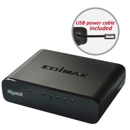 Edimax Switch ES-5500G V3 Unmanaged, Desktop, 1 Gbps (RJ-45) ports quantity 5, Power supply type Single