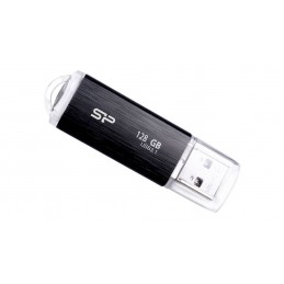 Silicon Power USB 3.1 Flash Drive Blaze B02 128 GB, USB 3.2 Gen 1/USB 3.1 Gen 1/USB 3.0/USB 2.0, Black