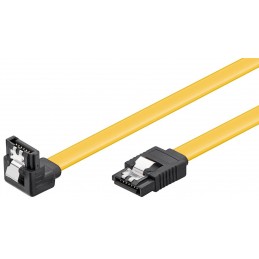 SATA cable Goobay PC data cable 6 Gbps 90 clip 95020