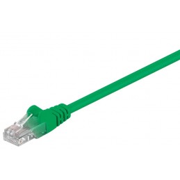 Goobay CAT 5e patch cable, U/UTP 68338 0.5 m, Green