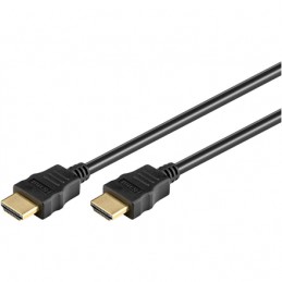 Goobay High Speed HDMI cable, gold-plated HDMI male (type A), HDMI male (type A), 2 m, Black