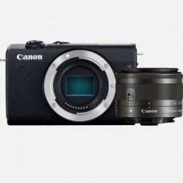 Canon EOS M200 + EF-M 15-45 IS STM SLR camera, Megapixel 24.1 MP, Image stabilizer, ISO 25600, Display diagonal 3.0 ", Wi-Fi, Au