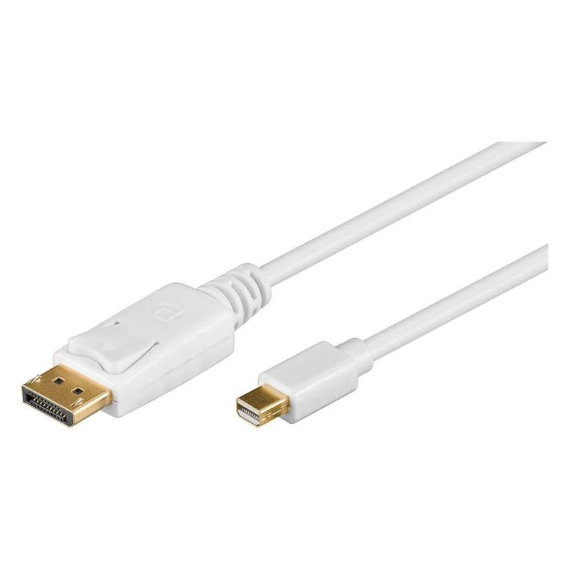 Goobay Mini DisplayPort adapter cable 1.2 52858 1 m, Gold-Plated connectors