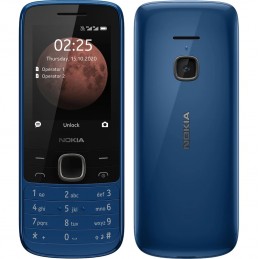 Nokia 225 4G TA-1316 Blue, 2.4 ", TFT, 240 x 320 pixels, 64 MB, 128 MB, Dual SIM, Nano-SIM, 3G, Bluetooth, 5.0, USB version Micr