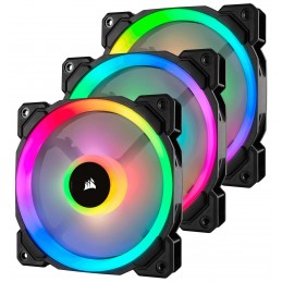 Corsair LL Series Dual Light Loop RGB LED PWM Fan LL120 RGB (pack of 3)