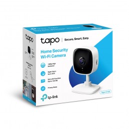 TP-LINK Home Security Wi-Fi Camera Tapo C100 Cube, 3.3mm/F/2.0, Privacy Mode, Sound and Light Alarm, Motion Detection and Notifi