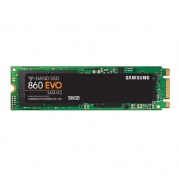 Samsung 860 EVO MZ-N6E500BW 500 GB, SSD form factor 2.5", SSD interface M.2 SATA, Write speed 520 MB/s, Read speed 550 MB/s