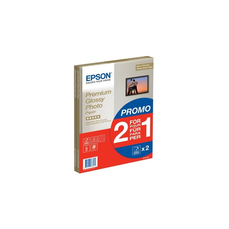 Epson Premium Glossy Photo Paper 30 sheets Photo, White, A4, 255 g/m 
