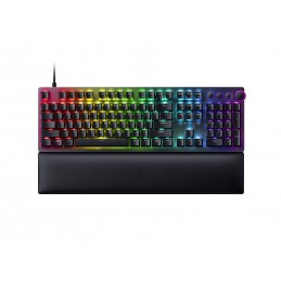 Razer Huntsman V2 Optical Gaming Keyboard Gaming keyboard, RGB LED light, RU, Wired, Black, Clicky Purple Switch, Numeric keypad