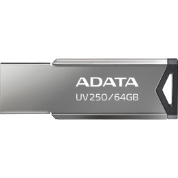 ADATA USB Flash Drive UV250 64 GB, USB 2.0, Silver
