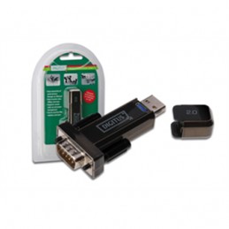 Digitus USB - Serial Adapter, USB 2.0 : D-Sub 9 Male, USB 2.0