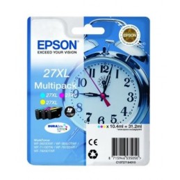 Epson Cartridge Multipack T2715 Ink Cartridge, 1 x Cyan, 1 x Magenta and 1 x Yellow Cartridge