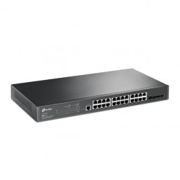TP-LINK JetStream L2 Switch TL-SG3428 Web Managed, Rack Mountable, SFP ports quantity 4, Power supply type Single, Ethernet LAN 
