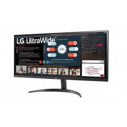 LG 34WP500-B 34 ", IPS, UltraWide FHD, 2560 x 1080 pixels, 21:9, 5 ms, 250 cd/m , Black, Headphone Out, HDMI ports quantity 2