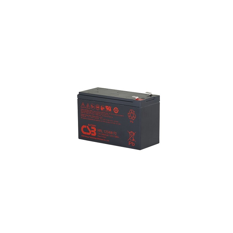 CSB Battery Valve Regulated Lead Acid Battery HRL1234WF2FR 34 W