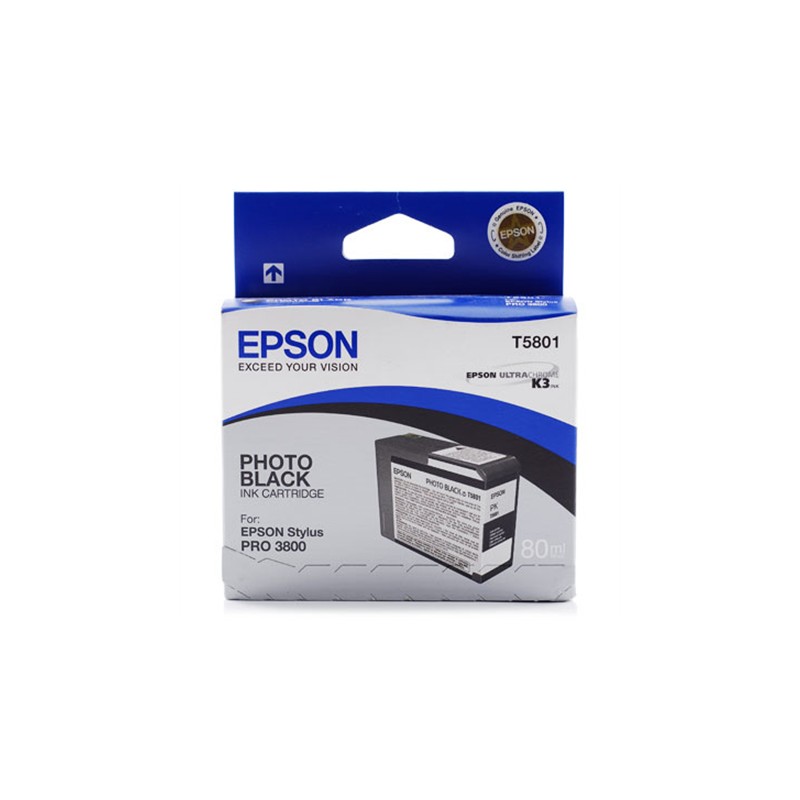 Epson ink cartridge photo black for Stylus PRO 3800, 80ml Epson