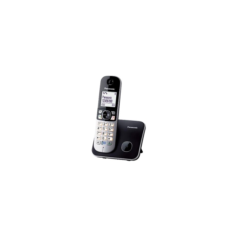Panasonic Cordless KX-TG6811FXB Black, Caller ID, Wireless connection, Phonebook capacity 120 entries, Conference call, Built-in