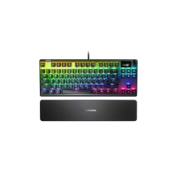 SteelSeries Apex Pro TKL Gaming keyboard, RGB LED light, US, Black, Wired
