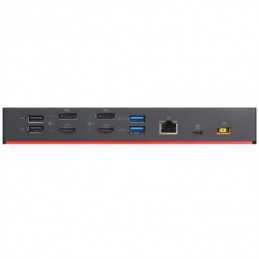 Lenovo ThinkPad Hybrid USB-C with USB-A Dock (Max displays: 2, Max resolution: 4K/60Hz, Supports: 2x4K/60Hz, 1xEthernet LAN (RJ-