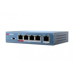 Hikvision Switch DS-3E0105P-E Unmanaged, Desktop, 10/100 Mbps (RJ-45) ports quantity 4, 1 Gbps (RJ-45) ports quantity 1, PoE por