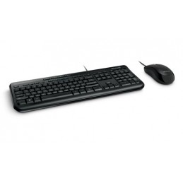 Microsoft APB-00011 Wired Desktop 600 Multimedia, Wired, Keyboard layout RU, Black, Mouse included