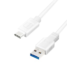 Logilink USB 3.2 Gen 1x1 Cable CU0175 1,5 m, White, USB-A Male, USB-C Male