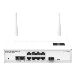 MikroTik Cloud Router Switch CRS109-8G-1S-2HnD-IN Managed L3, Desktop, 1 Gbps (RJ-45) ports quantity 8, SFP ports quantity 1, Li