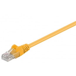 Goobay 68351 CAT 5e patch cable, U/UTP, yellow, 15 m