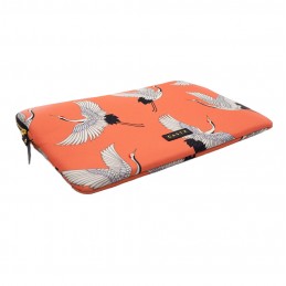 Casyx for MacBook SLVS-000006 Fits up to size 13 /14 ", Sleeve, Coral Cranes, Waterproof