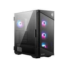 MSI PC Case MPG VELOX 100R Black, Mid-Tower, Power supply included No