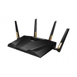 Wireless Router|ASUS|Wireless Router|6000 Mbps|Mesh|Wi-Fi 6|USB 3.2|1 WAN|4x10/100/1000M|1x2.5GbE|Number of antennas 4|RT-AX88UP