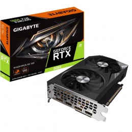 Graphics Card|GIGABYTE|NVIDIA GeForce RTX 3060|12 GB|GDDR6|192 bit|PCIE 4.0 16x|Memory 15000 MHz|GPU 1792 MHz|2xHDMI|2xDisplayPo
