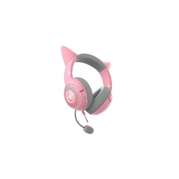 Razer Headset Kraken Kitty V2 Microphone, Quartz, Wired, On-Ear, Noise canceling