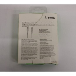 SALE OUT. BELKIN BOOST CHARGE USB-C to Lightning Cable, 1M, White Belkin BOOST CHARGE CAA003bt1MWH USB-C to Lightning, DAMAGED P