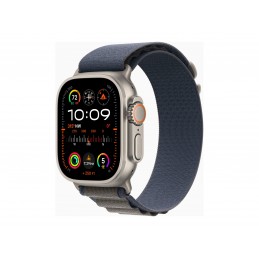 Apple Watch Ultra 2 GPS + Cellular, 49mm Titanium Case with Blue Alpine Loop - Medium Apple