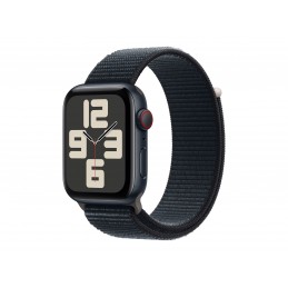 Apple Watch SE GPS + Cellular 44mm Midnight Aluminium Case with Midnight Sport Loop Apple